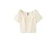 MANGO Bluza EVA kremna