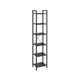 Songmics Knjižna omara 6 polic 40x30x1786 cm rjava