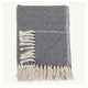 Modra odeja Bloomingville Throw, 130x160 cm