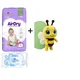 Violeta DC Pelene Air Dry 5, 11-25 kg, 52/1, Violeta Vlažne maramice Water Care, 56/1 + Plišana igračka pčelica gratis