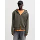 JACK & JONES Jopa na zadrgo JCOLEGACY temno siva