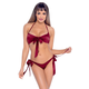 Cottelli Set with Bows 2214016 Red L/XL