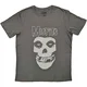 Misfits Logo & Fiend Charcoal Grey XL Majica