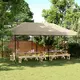 vidaXL Zabavni šotor Taupe 292 x 580 x 315 cm Oxford tkanina