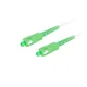 Optični patchcord Lanberg SM SC/APC-SC/APC SIMPLEX 3,0 mm LSZH G657A2 10 m, bel