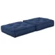 vidaXL Modularni pouf Indigo 70x70x36 tkanina
