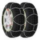 Greatstore Snežne verige za pnevmatike 2 kosa 16 mm SUV 4x4 vel. 390