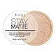 Rimmel Stay Matte dolgoobstojen kompakten puder 14 g Odtenek 005 silky Bež