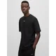 Hugo Majica Dapolino 50488330 Črna Relaxed Fit