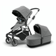 Thule duo sistem Sleek , Grey melange on Black