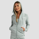 GymBeam Ženska dukserica Limitless Zip Up Eucalypt