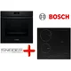 super set pečica BOSCH HBA571BB4 + plošča IKP62-0 SNEIDER