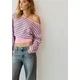Pull&Bear Pulover bazaltno siva/roza