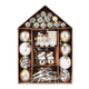 Božična lučka lampioni z božičnim motivom, Teracell, bela