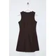 Trendyol Brown Plain Mini Woven Dress