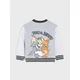Sinsay - Pamučna bejzbol jakna sa printom Tom and Jerry - svetlo siva