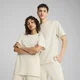 Puma Essentials Elevated Tee Unisex, White, Size M, Clothing