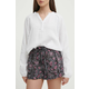 Kratke hlače Pepe Jeans PATTY ženske, črna barva, PL801103