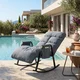 Atelier del Sofa Baštenska stolica za ljuljanje, Siva
