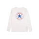 Converse  Majice z dolgimi rokavi CHUCK PATCH LONG SLEEVE TEE  Bela