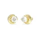 Guess Igrivi pozlačeni uhani Aurora JUBE06233JWYGT/U