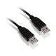 EFB Kabel USB A-A 0,5m EFB črn K5253SW.0,5