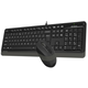 A4Tech A4-F1010 fstyler tastatura US lazout + mis USB, grey