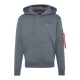 ALPHA INDUSTRIES Majica dimno modra/pastelno rumena/krvavo rdeča/bela