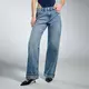 Straight fit farmerke
