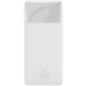 PowerBank Baseus Bipow 30000mAh, 2xUSB, USB-C, 20W (white)
