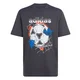 ADIDAS PERFORMANCE Funkcionalna majica MUFC modra / svetlo rdeča / črn denim / bela