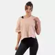 Ženska majica The Minimalist Crop Top Salmon - NEBBIA