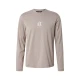 ARMANI EXCHANGE Majica temno bež/bela