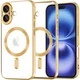 Luxury Crystal MagSafe futrola za Apple iPhone 16 - Zlatna KP38091