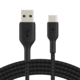 Belkin USB-C/USB-A Kabel 3m ummantelt, schwarz CAB002bt3MBK