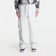 Superge Jordan Brooklyn Mens Oversized Fleece Cargo Pants Neutral Grey/ Htr/ Lt Smoke Grey XXL