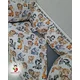 Bubamara037 Set posteljine za krevetac sa ogradicom od jastuka Safari, Sivi