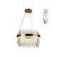 LED prigušiva luster na sajli LED/70W/230V 3000-6500K zlatna + daljinski upravljač