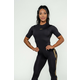 Nebbia Workout Jumpsuit INTENSE Focus Black/Gold XS Majica za fitnes