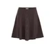 WE Fashion Krilo temno rjava/bela