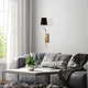 Opviq Zidna lampa Lumora-15331, 16x22x72cm, IP20, Zlatno-crna boje