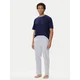 Jack & Jones Pižama Florence 12282813 Modra Regular Fit