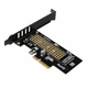 AXAGON PCEM2-N, PCIe x4 - M.2 NVMe M-key adapter za režo, vključno z. LP