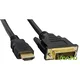 Akyga Video kabel adapter Akyga AK-AV-11 HDMI na DVI-D, 1.8 m, črn