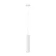 Sollux SL.1535 - Luster na sajli KARBON 1xGU10/10W/230V bela