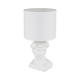 Globo 21732W - Stona lampa HERMES 1xE14/40W/230V bela