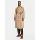 Weekend Max Mara Volneni plašč Resina 2625016102 Svetlo rjava Regular Fit