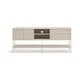 Kremno bela TV omarica 175x74x45 cm Platt – Teulat