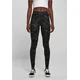 Womens soft leggings AOP blackmarble