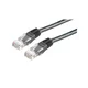 Secomp UTP PatchCord Cat6, (Class E), crna 0.5m